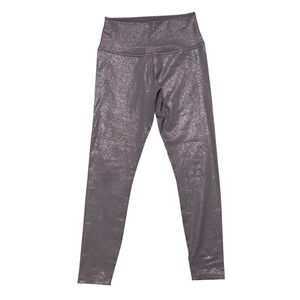 Beyond Yoga Leggings Large Sparkle Glitter‎ Mauve Purple High Waisted